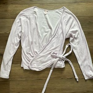 Victoria’s Secret lilac wrap sweater